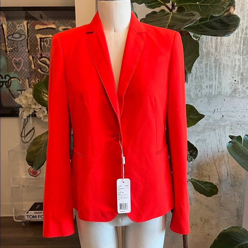 Akris Punto Vibrant Red Blazer